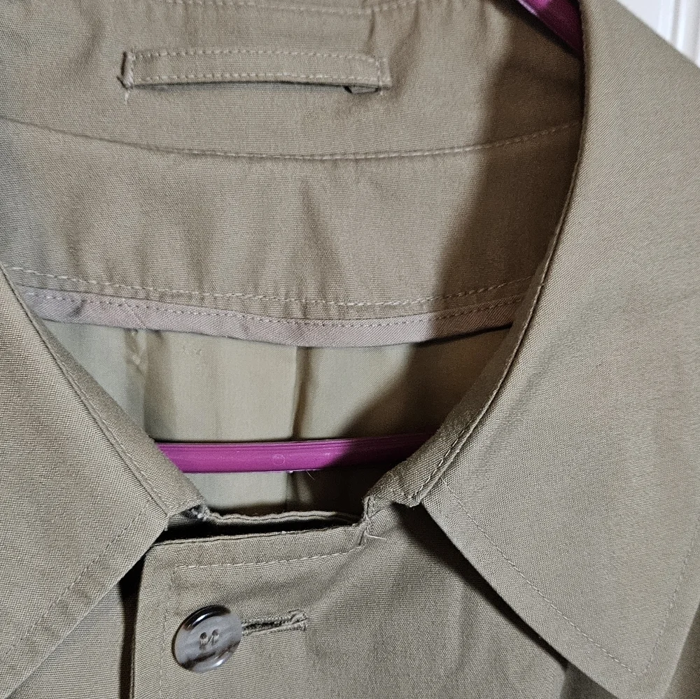 Botany 500 Men's Tan Trench Coat - Picture 6 of 15